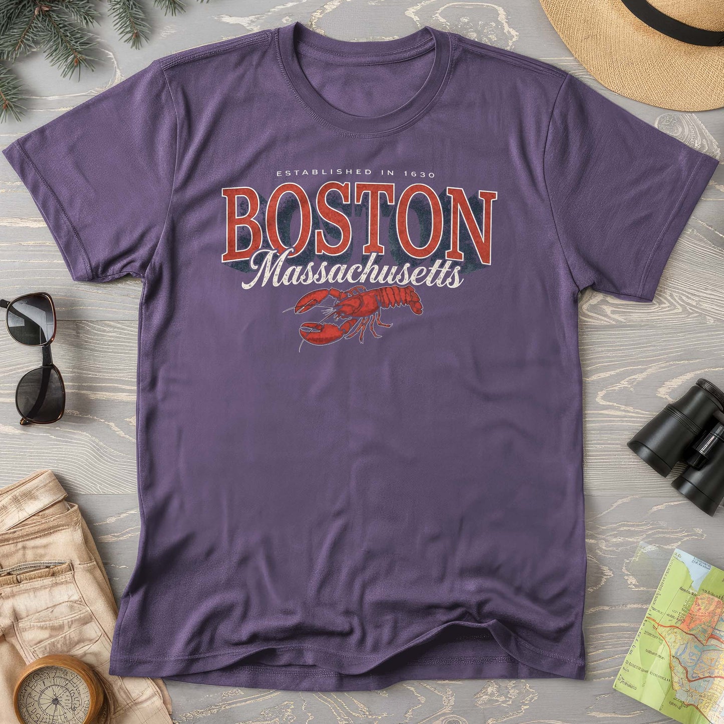 Boston Retro Lobster T-Shirt