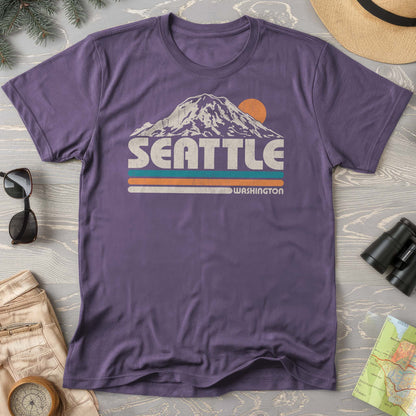 Seattle Retro Stripe T-Shirt