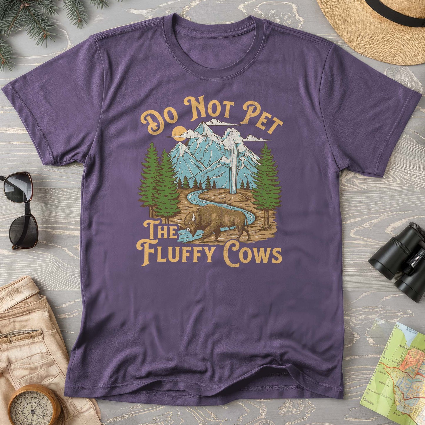 Fluffy Cows Yellowstone T-Shirt