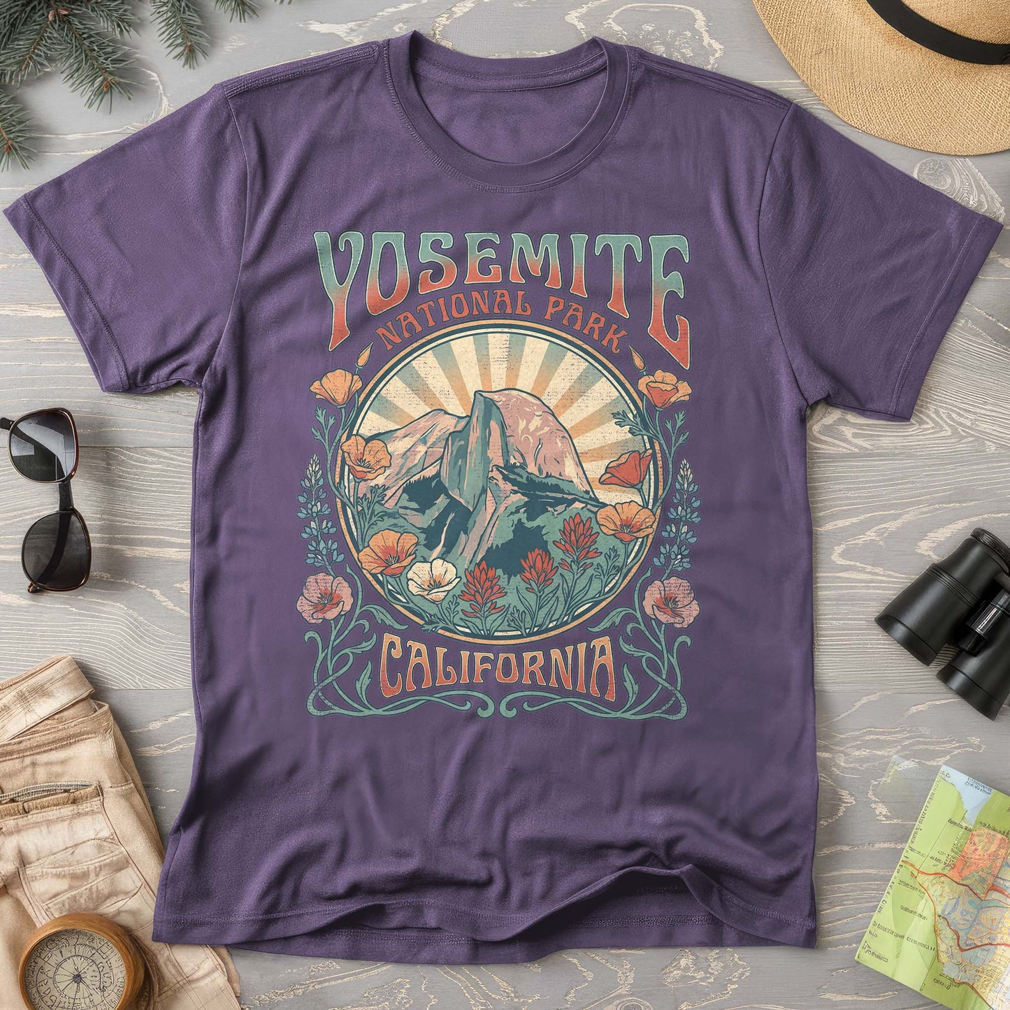 Yosemite Flower Power T-Shirt