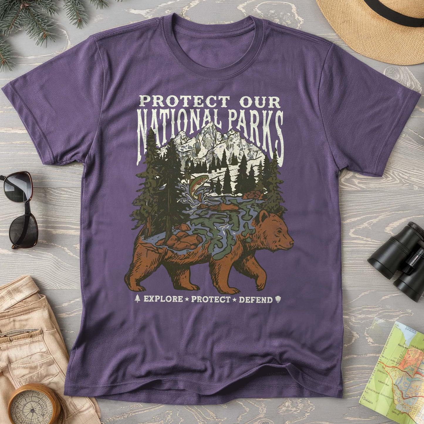 Protect Our Parks Bear T-Shirt