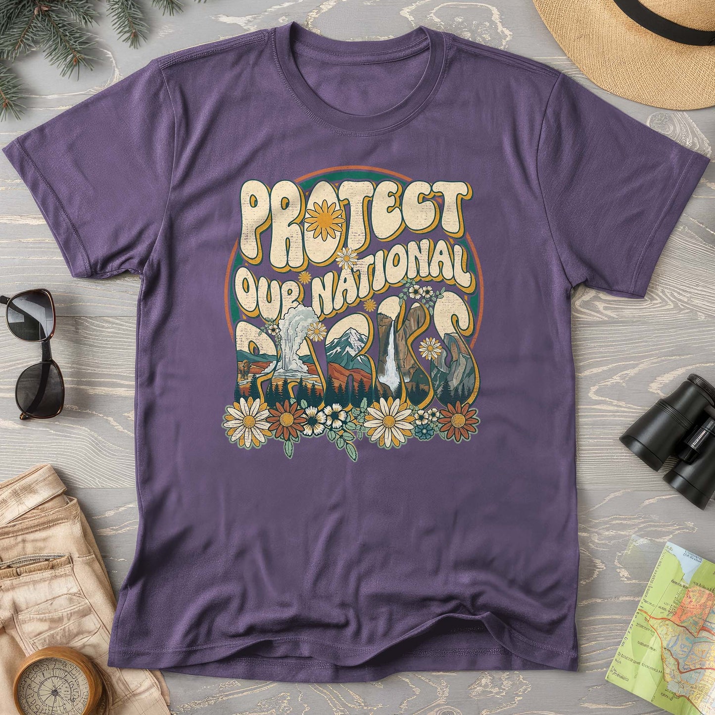 Protect Our Parks Groovy T-Shirt