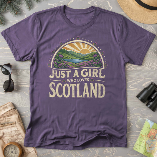 Just A Girl Scotland T-Shirt