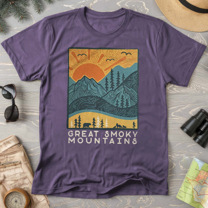 Smoky Mountains Scandi T-Shirt