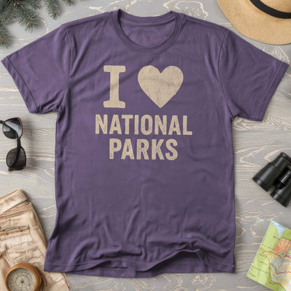 I Love National Parks Vintage T-Shirt