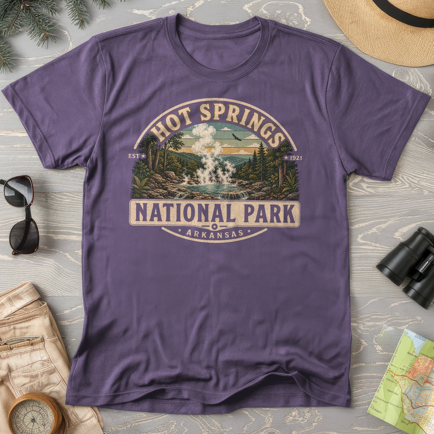 Hot Springs Medallion T-Shirt