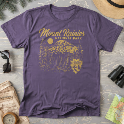 Mount Rainier Vintage Sketch T-Shirt