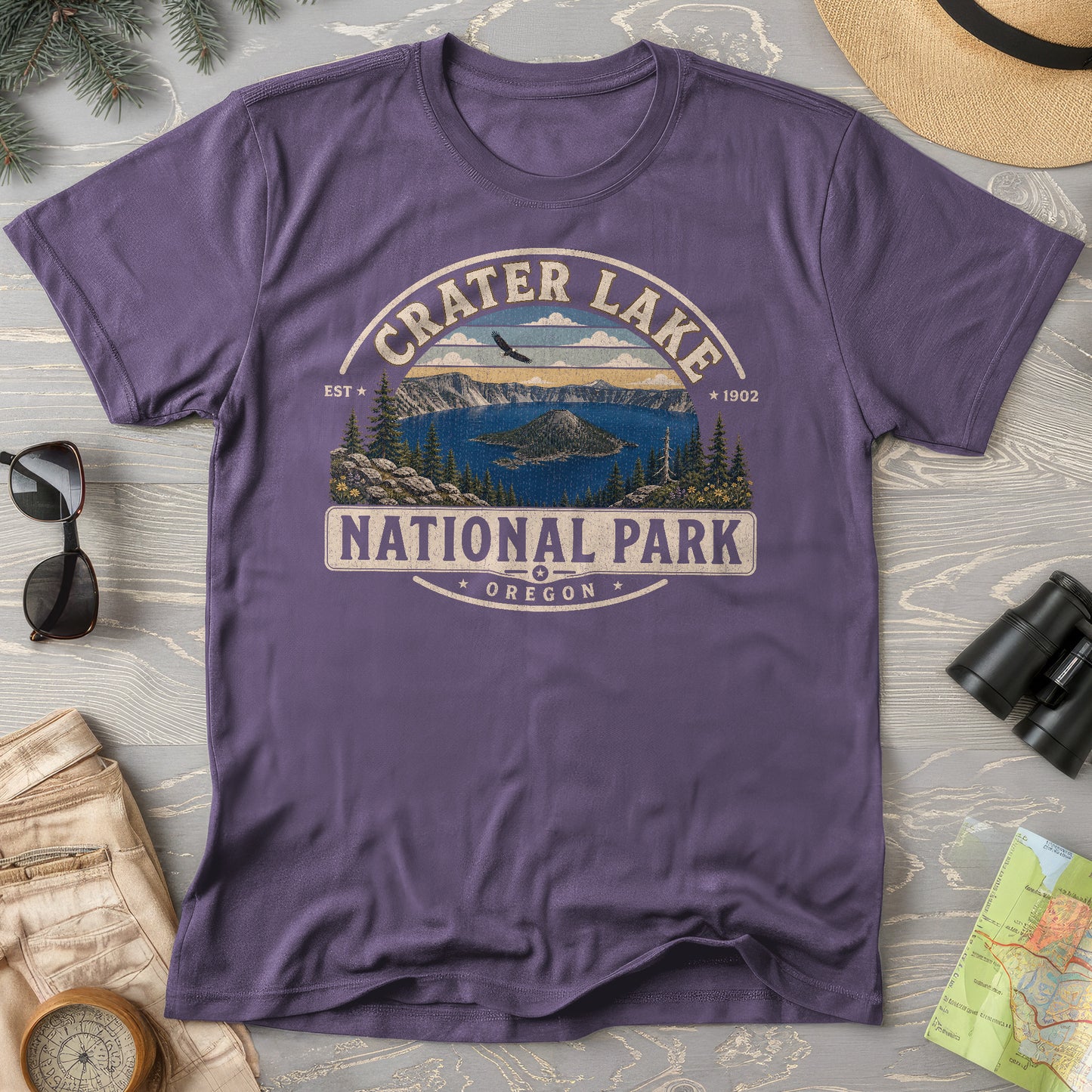 Crater Lake Medallion T-Shirt