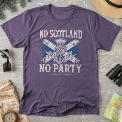 Scotland No Party Flag T-Shirt