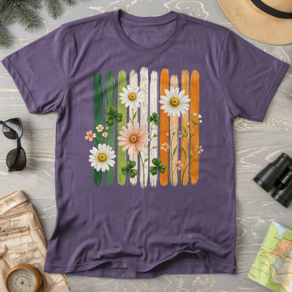 Irish Flower Stripes T-Shirt