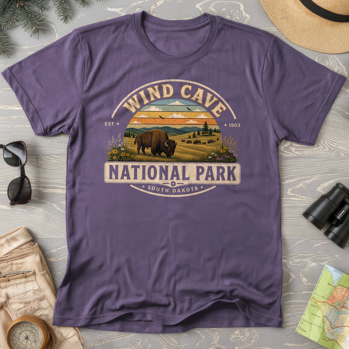 Wind Cave Medallion T-Shirt