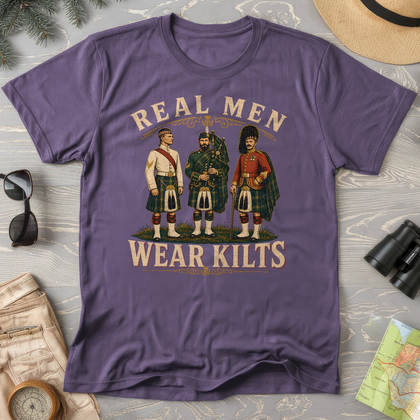 Real Men Wear Kilts T-Shirt