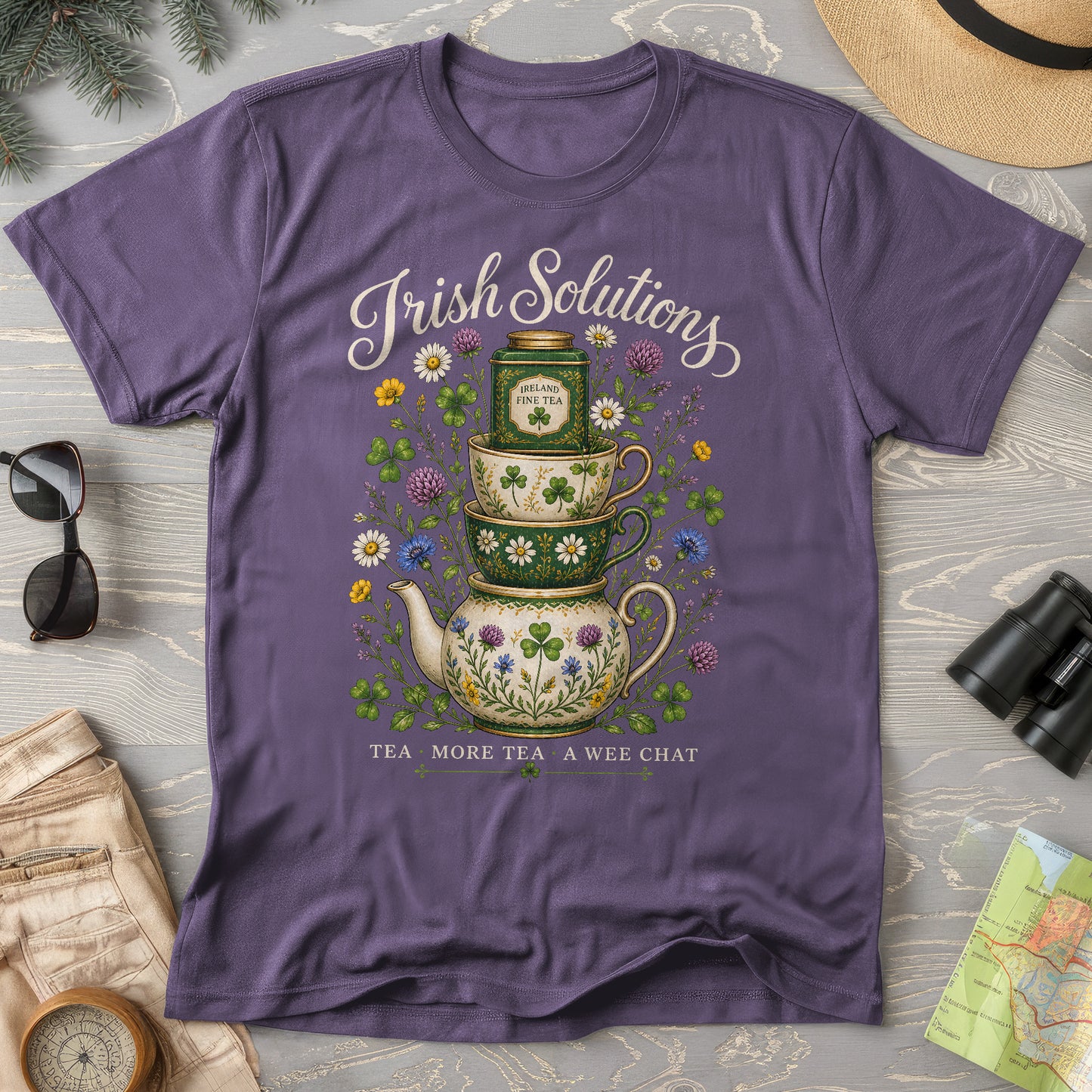 Irish Solutions Tea Cups T-Shirt