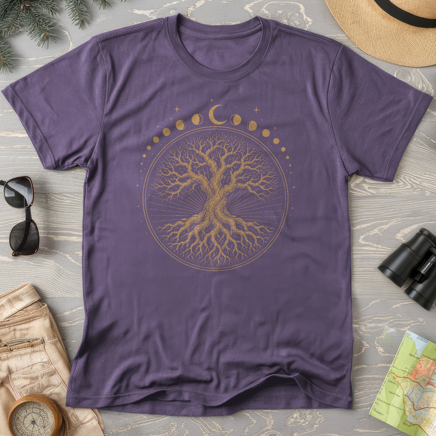 Moon Phase Tree T-Shirt