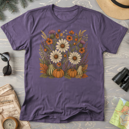 Pumpkin Florals T-Shirt