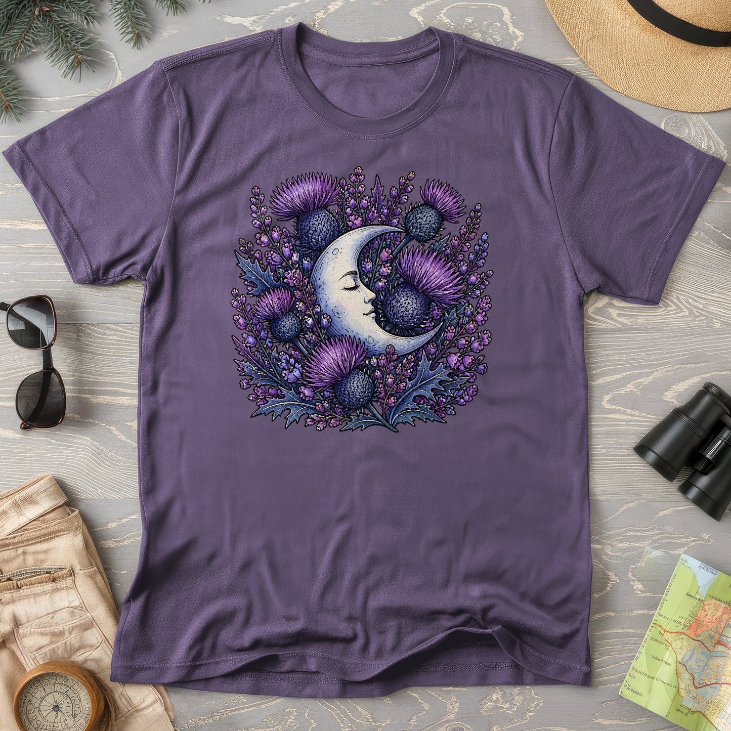 Botanical Moon Thistle T-Shirt