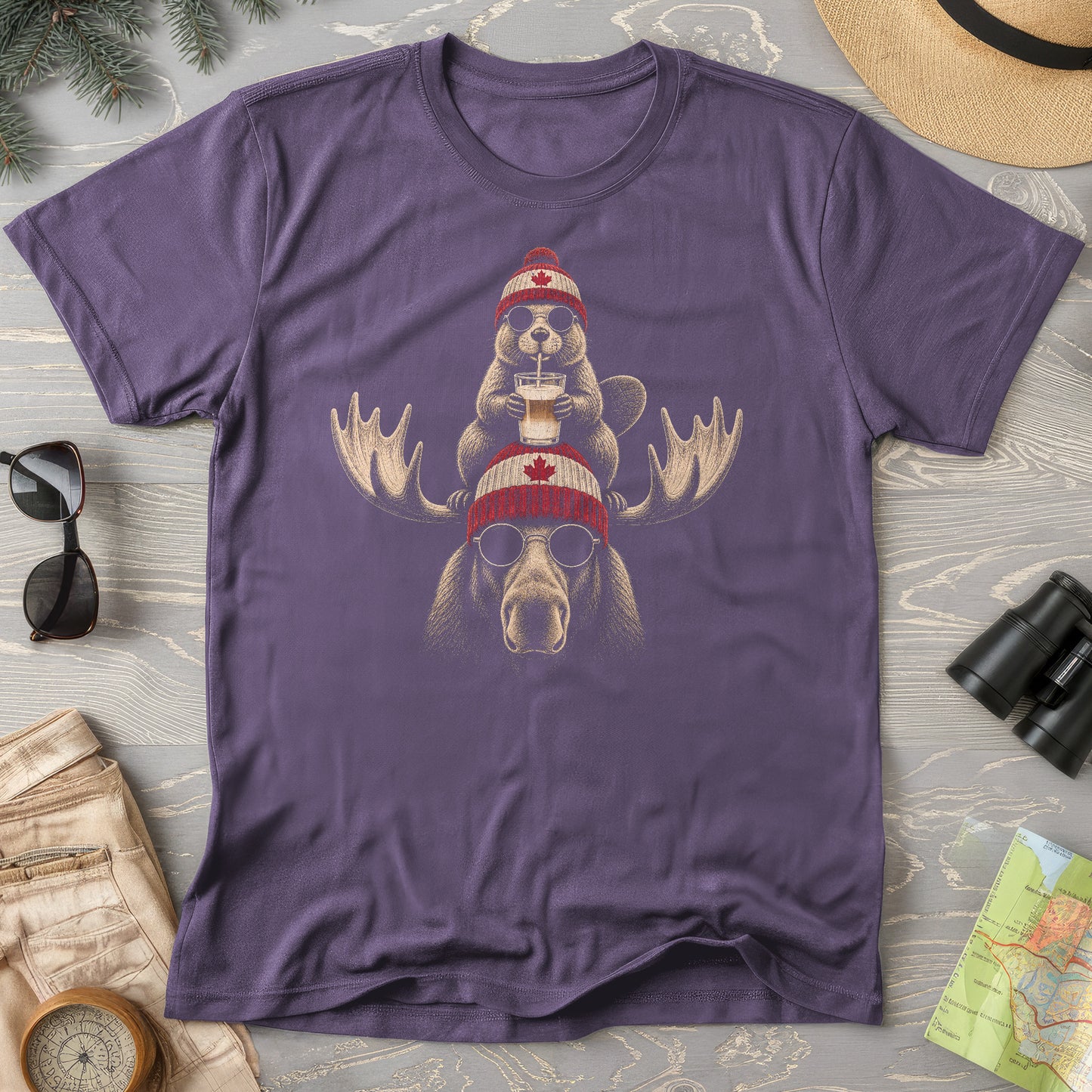 Beaver Moose Canada T-Shirt
