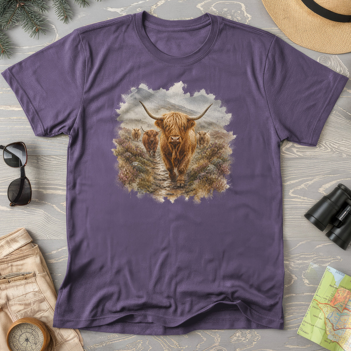 Watercolor Coos T-Shirt