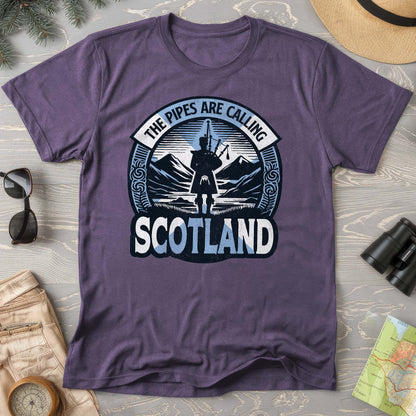 Scotland "The Pipes Are Calling" Comfort Colors T-Shirt