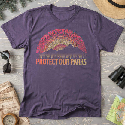 Protect Our Parks Word Art Comfort Colors T-Shirt