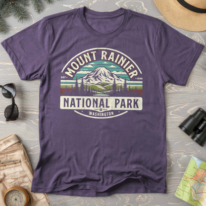 Mount Rainier National Park "Vintage Badge" T-Shirt