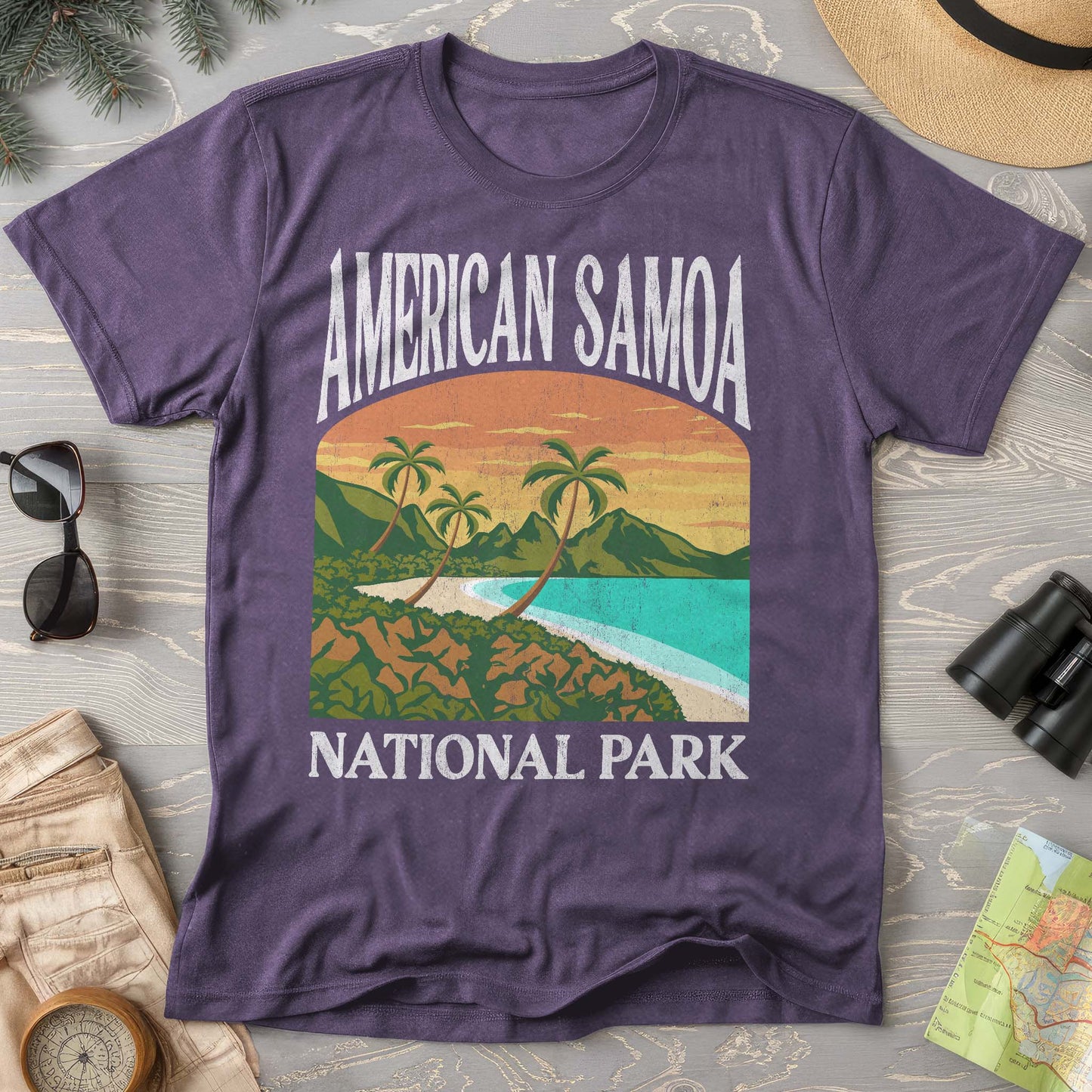 National Park of American Samoa "Big and Bold" Comfort Colors T-Shirt