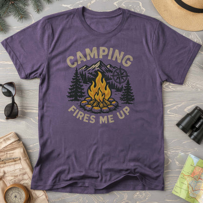 Camping Fires Me Up Comfort Colors T-Shirt