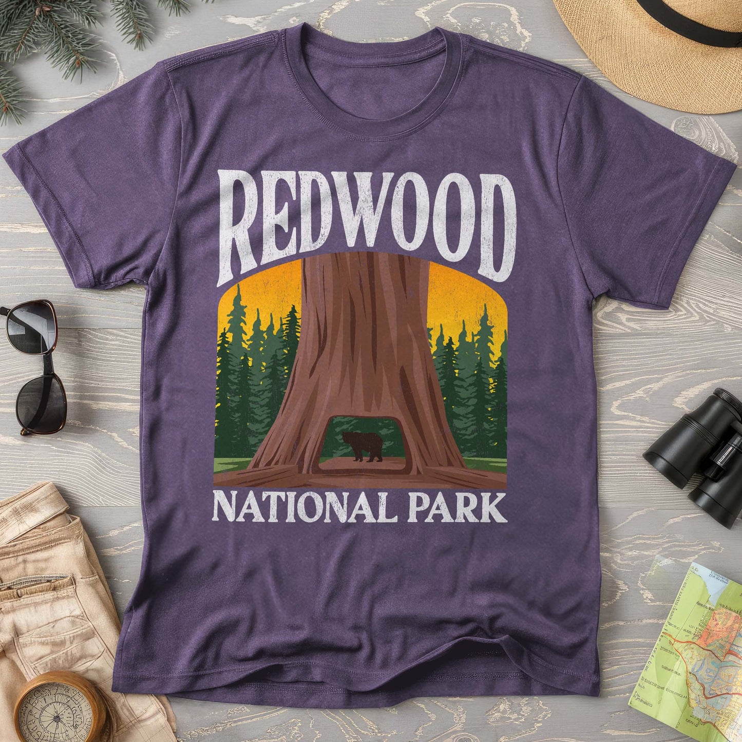 Redwood National Park "Big and Bold" Comfort Colors T-Shirt