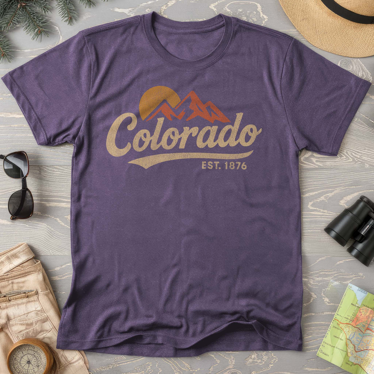 Colorado Vintage Logo Textured T-Shirt