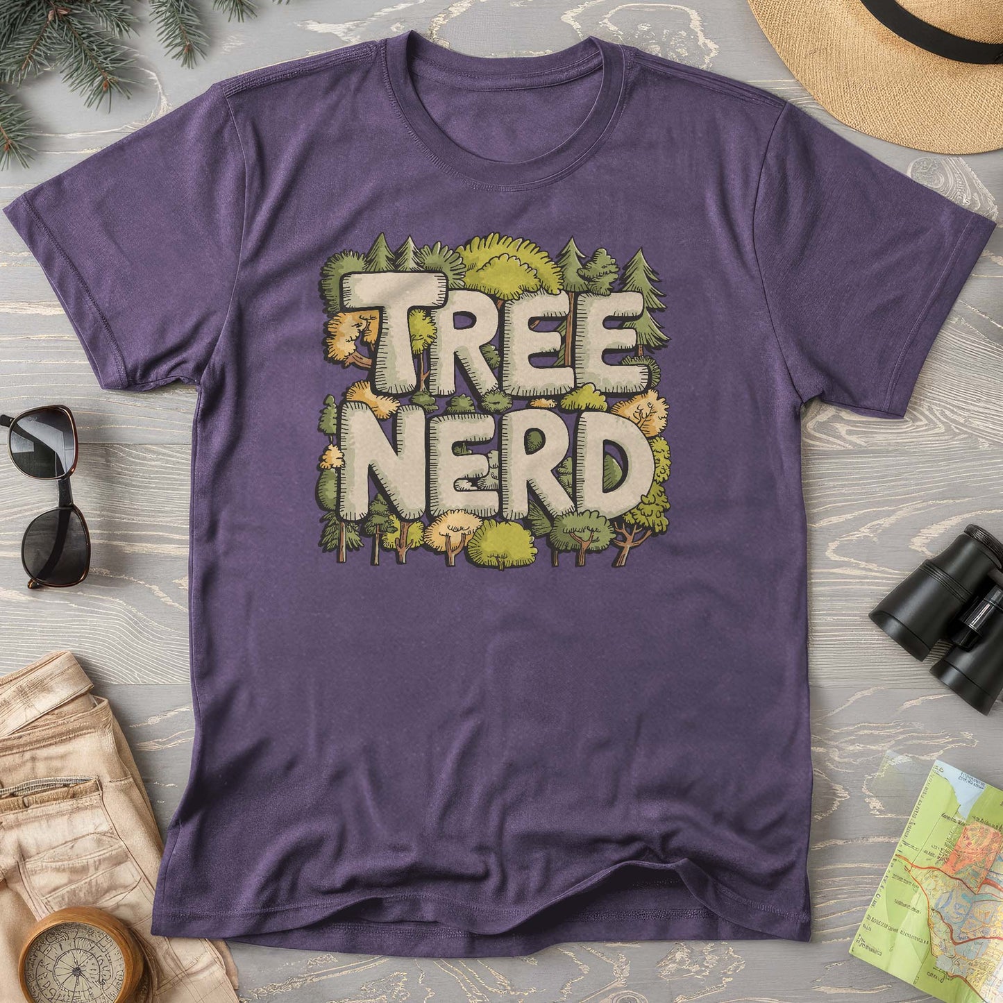 Tree Lover "Tree Nerd" Comfort Colors T-Shirt