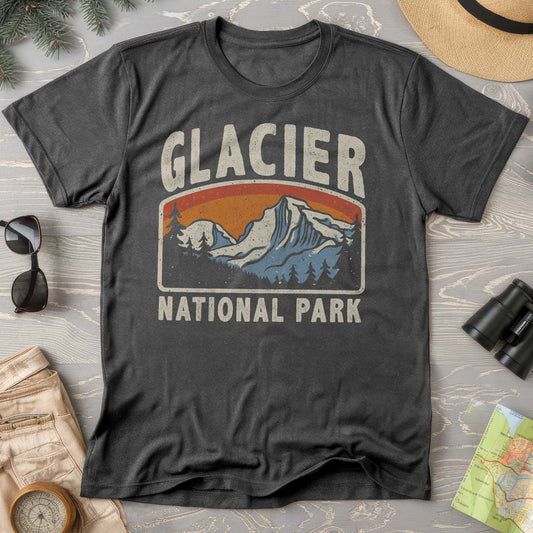 Glacier National Park "Vintage Mountain" Comfort Colors T-Shirt