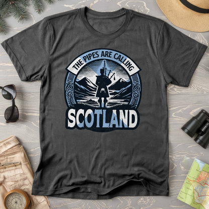 Scotland "The Pipes Are Calling" Comfort Colors T-Shirt