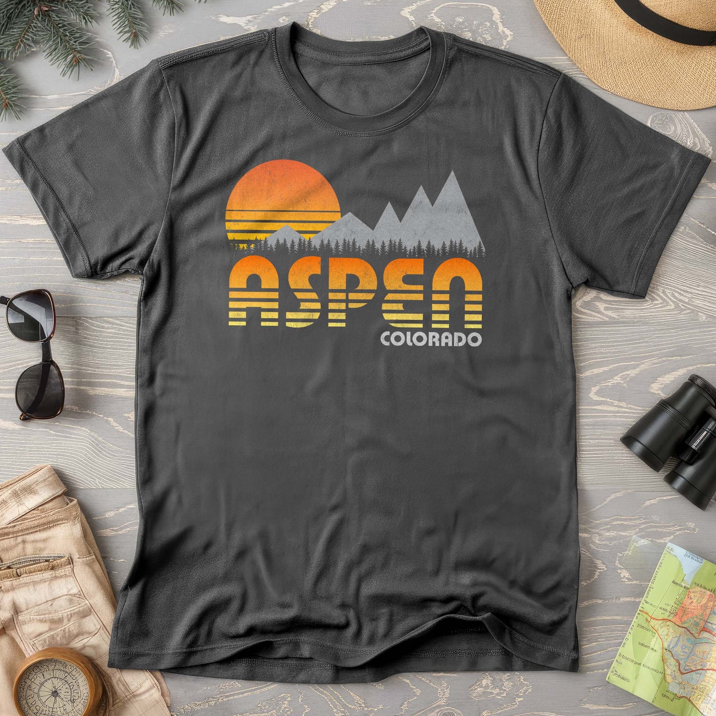 Aspen "80's Retro" Comfort Colors T-Shirt