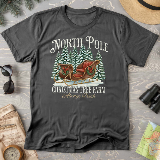 North Pole Christmas Tree Farm T-Shirt