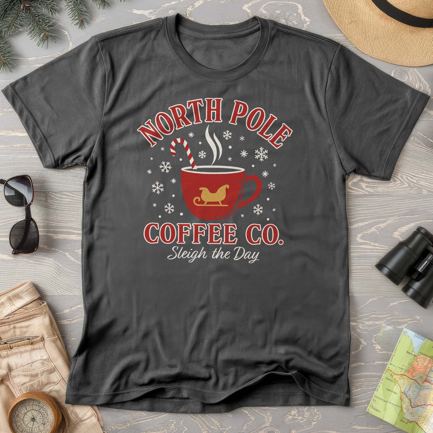 North Pole Coffee Company Comfort Colors T-Shirt