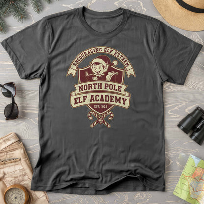 North Pole Elf Academy Comfort Colors T-Shirt