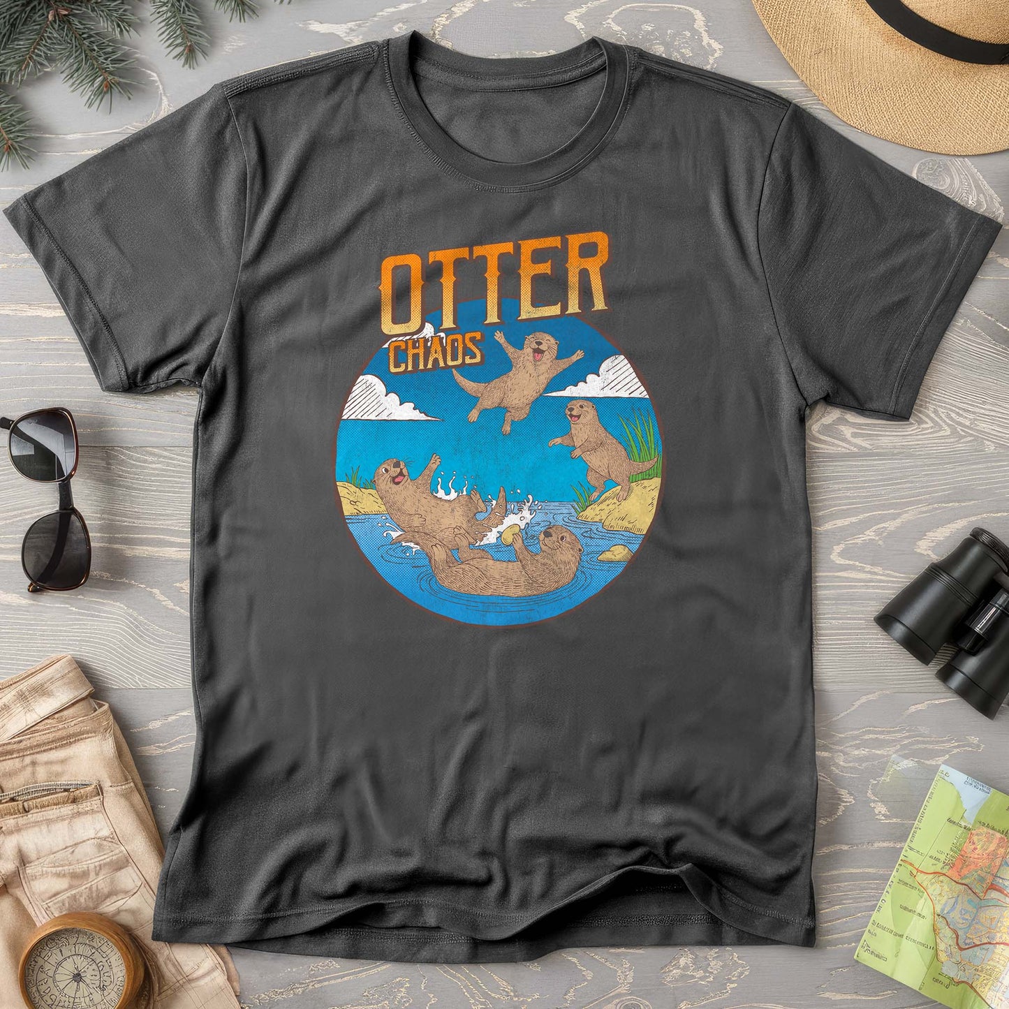 Otter Chaos Comfort Colors T-shirt