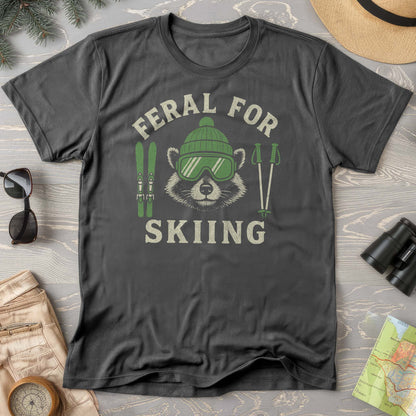 Feral for Skiing Comfort Colors T-shirt