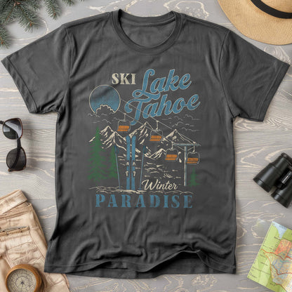 Retro "Ski Lake Tahoe" Comfort Colors T-shirt