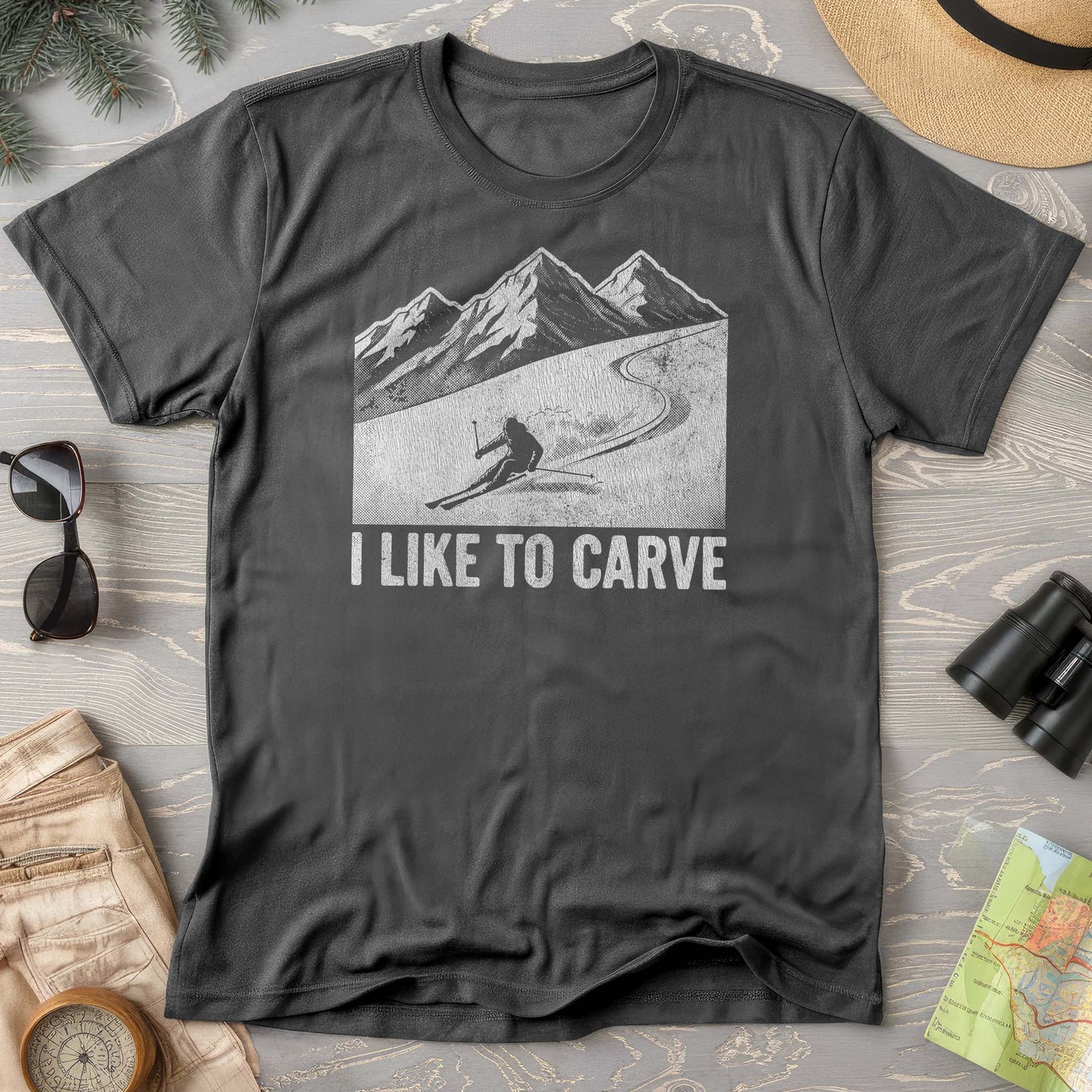I Like To Carve Comfort Colors T-shirt