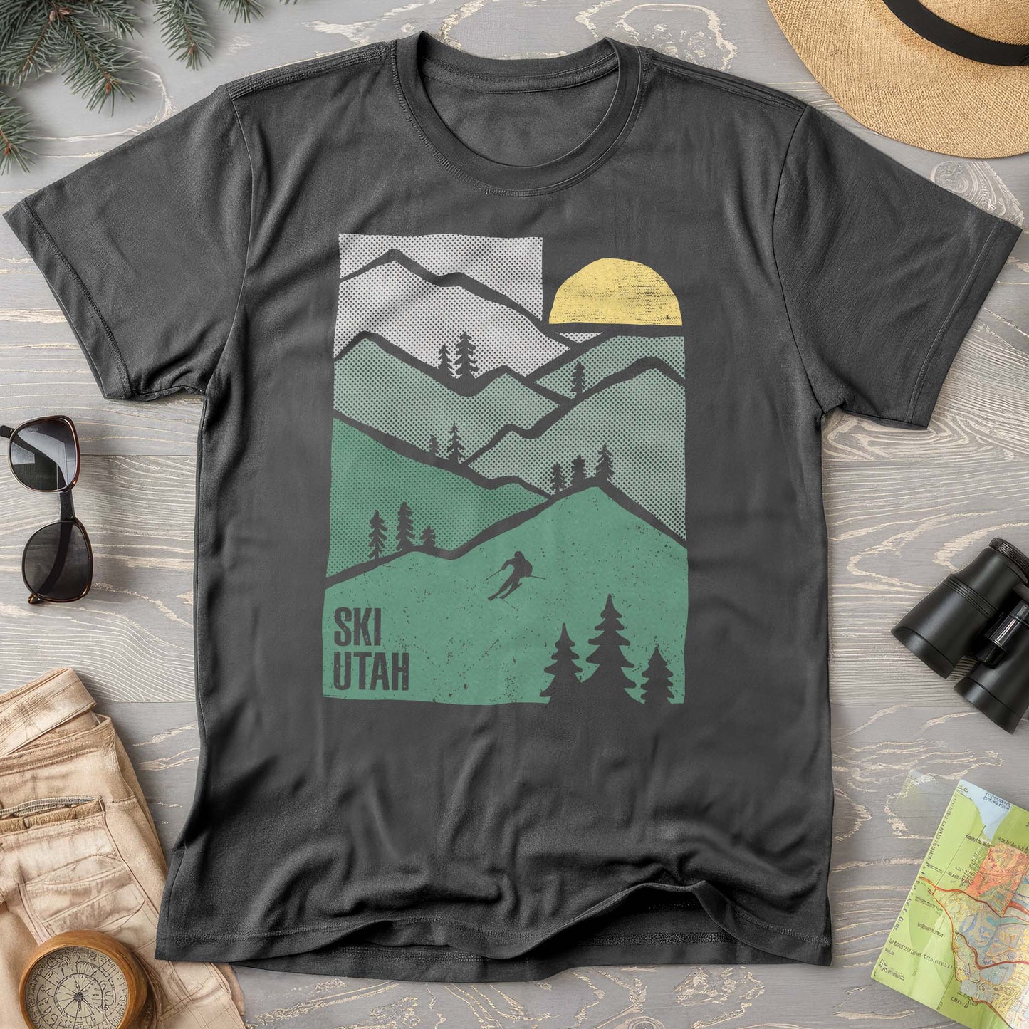 Ski Utah Mountains T-Shirt