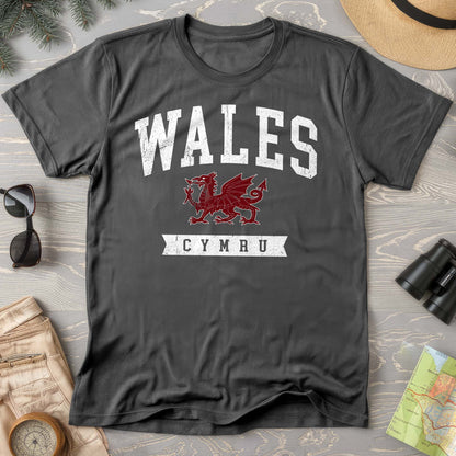 Wales Varsity Dragon Comfort Colors T-shirt