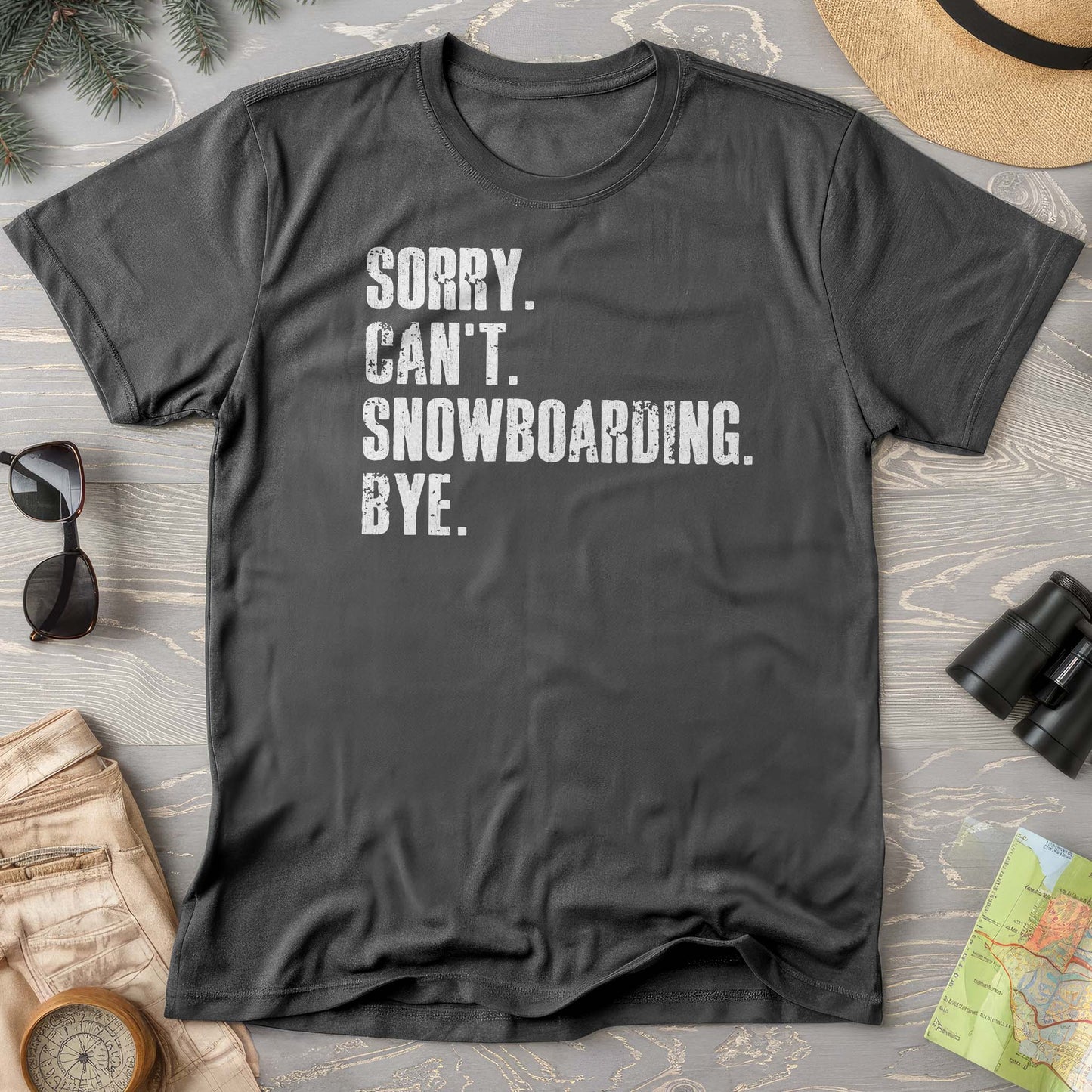 Sorry Snowboarding Comfort Colors T-shirt