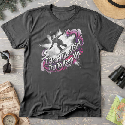Board Like a Girl Comfort Colors T-shirt