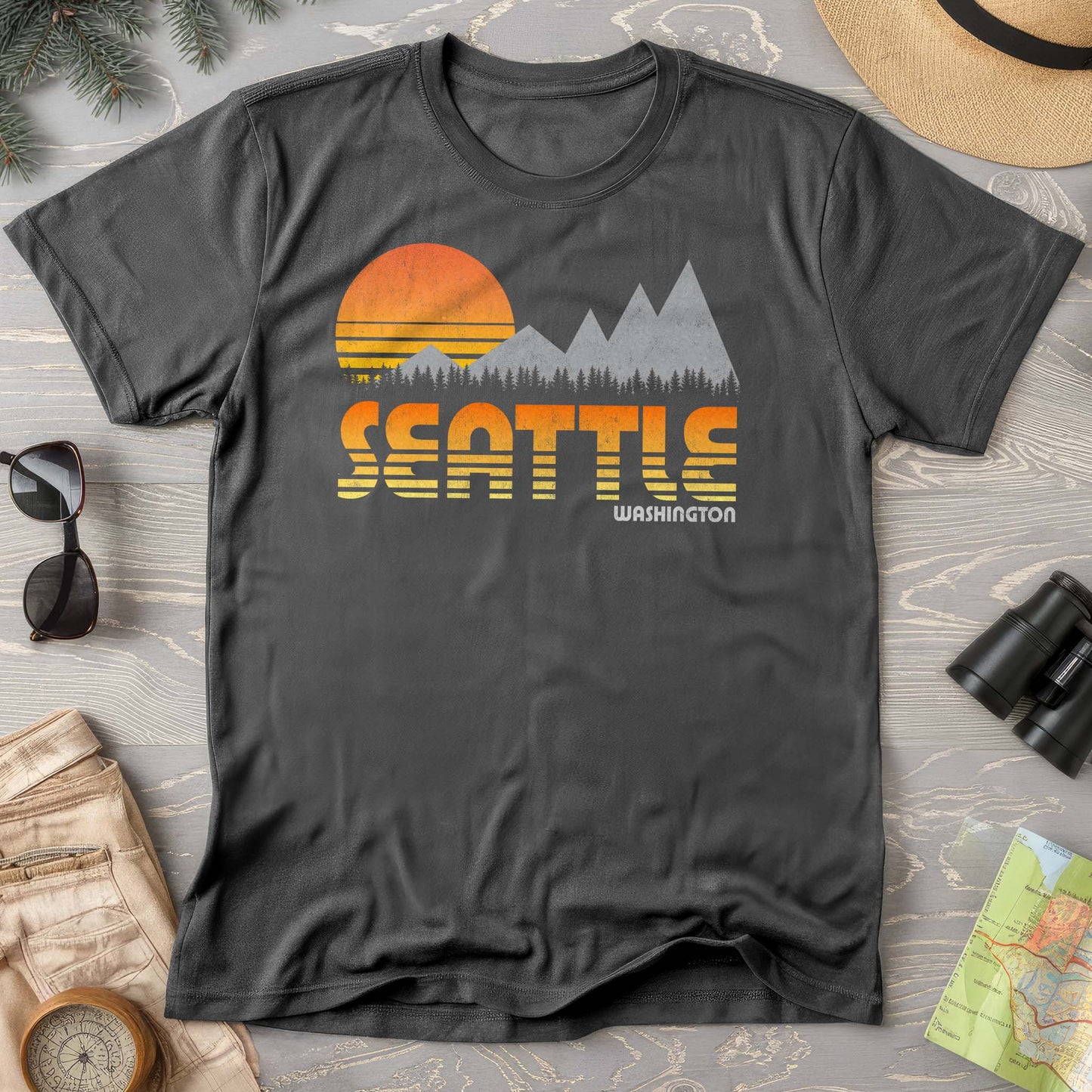 Seattle 80's Retro T-Shirt