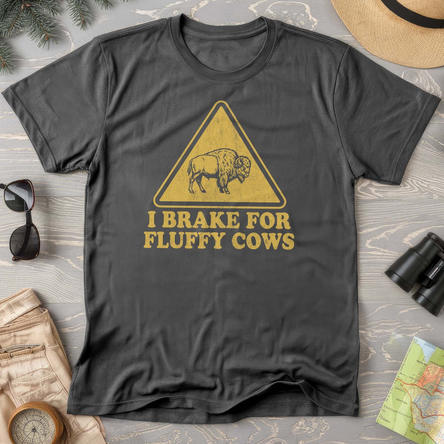 Brake For Fluffy Cows T-Shirt