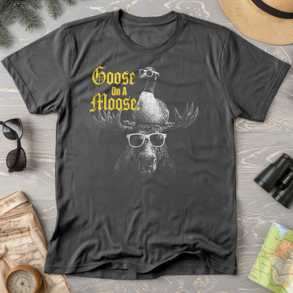 Goose On A Moose Halftone T-Shirt