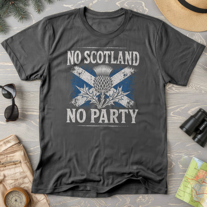 Scotland No Party Flag T-Shirt