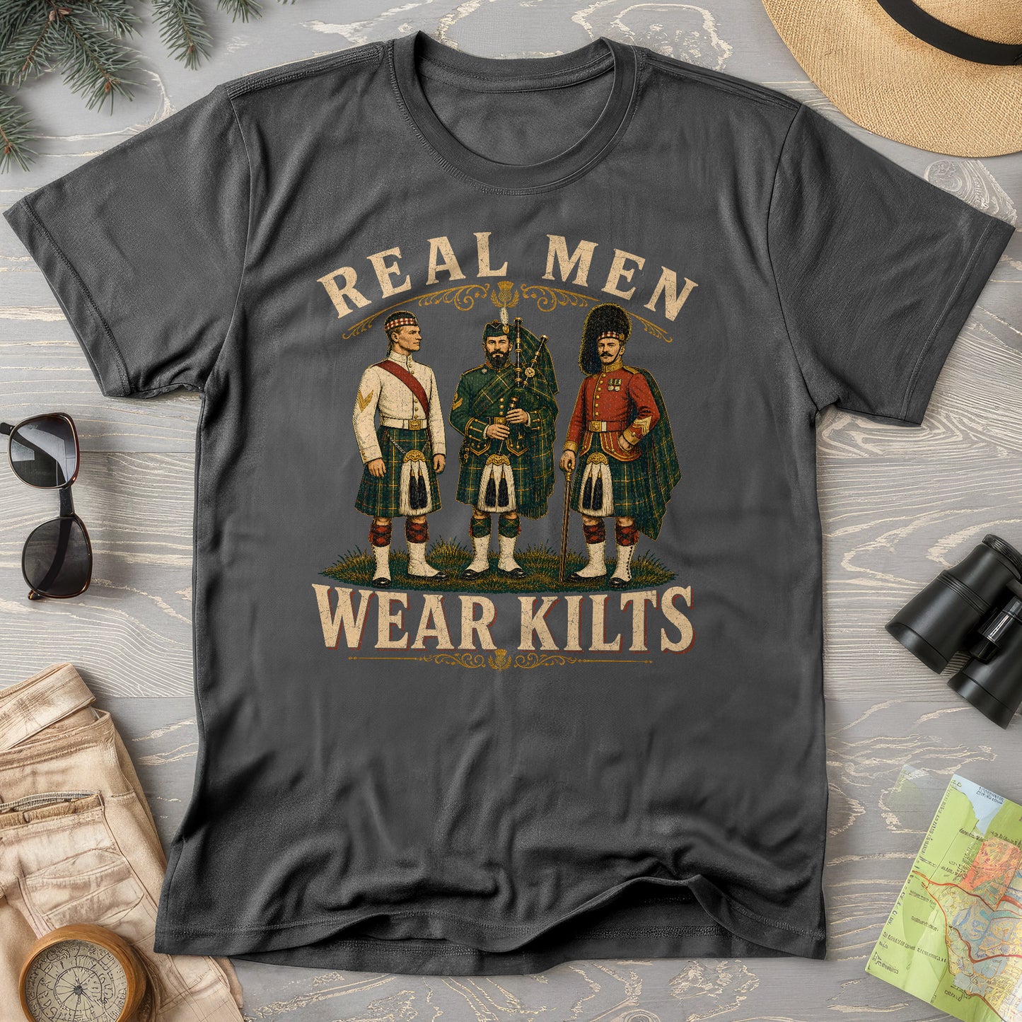 Real Men Wear Kilts T-Shirt