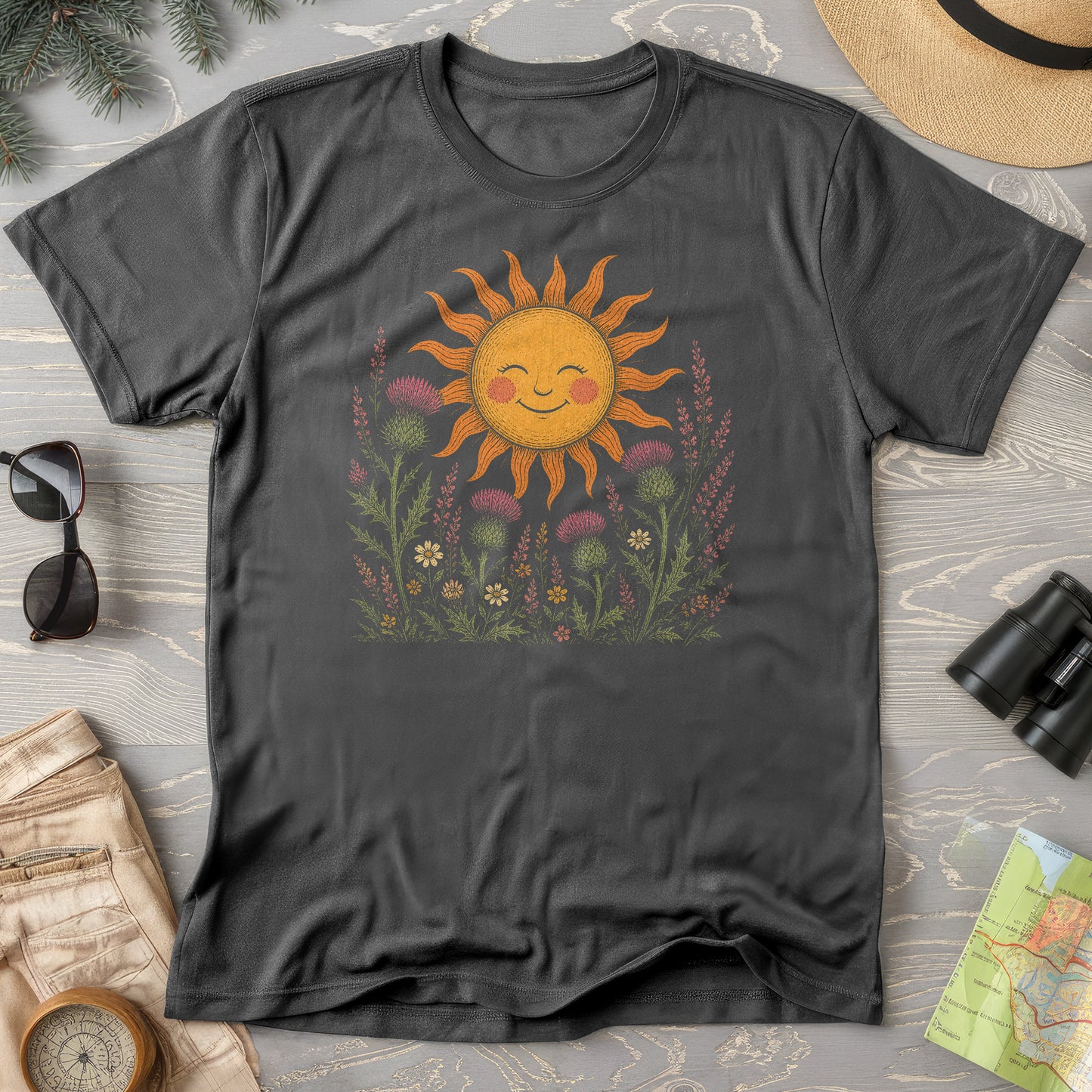 Happy Sun Thistles T-Shirt